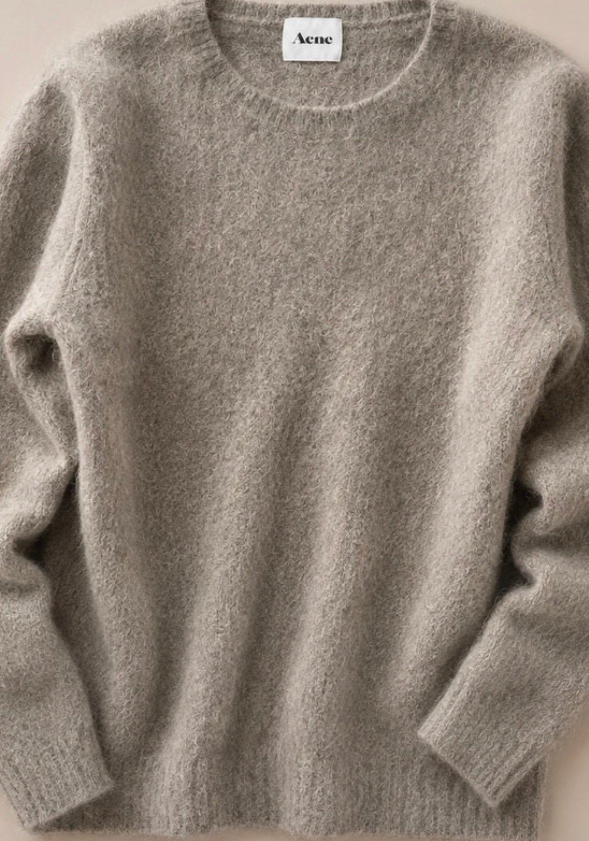Acne mohair trui, Ophalen of Verzenden, Zo goed als nieuw, Maat 36 (S), Bruin