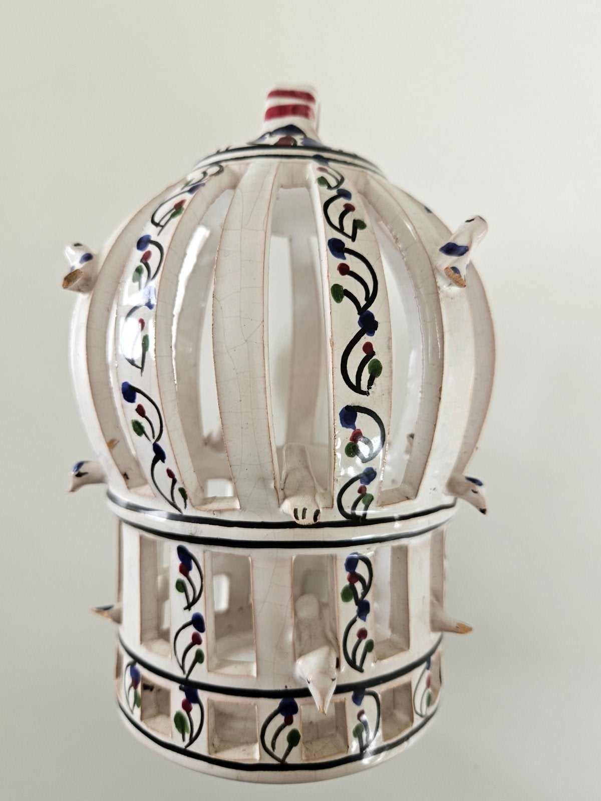 Keramische vogelkooi, Antiek en Kunst, Ophalen of Verzenden
