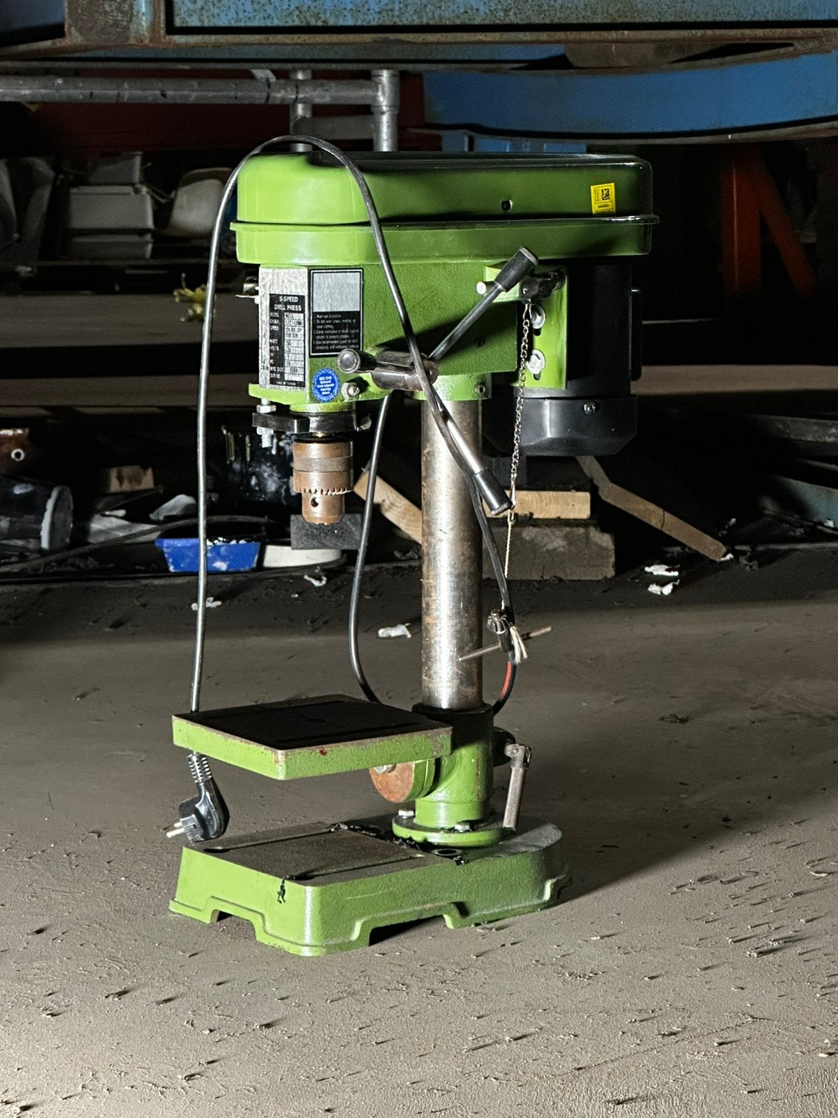 Kolomboormachine 50mm diepte 220w, Ophalen of Verzenden, Gebruikt, 600 watt of meer, Kolomboormachine