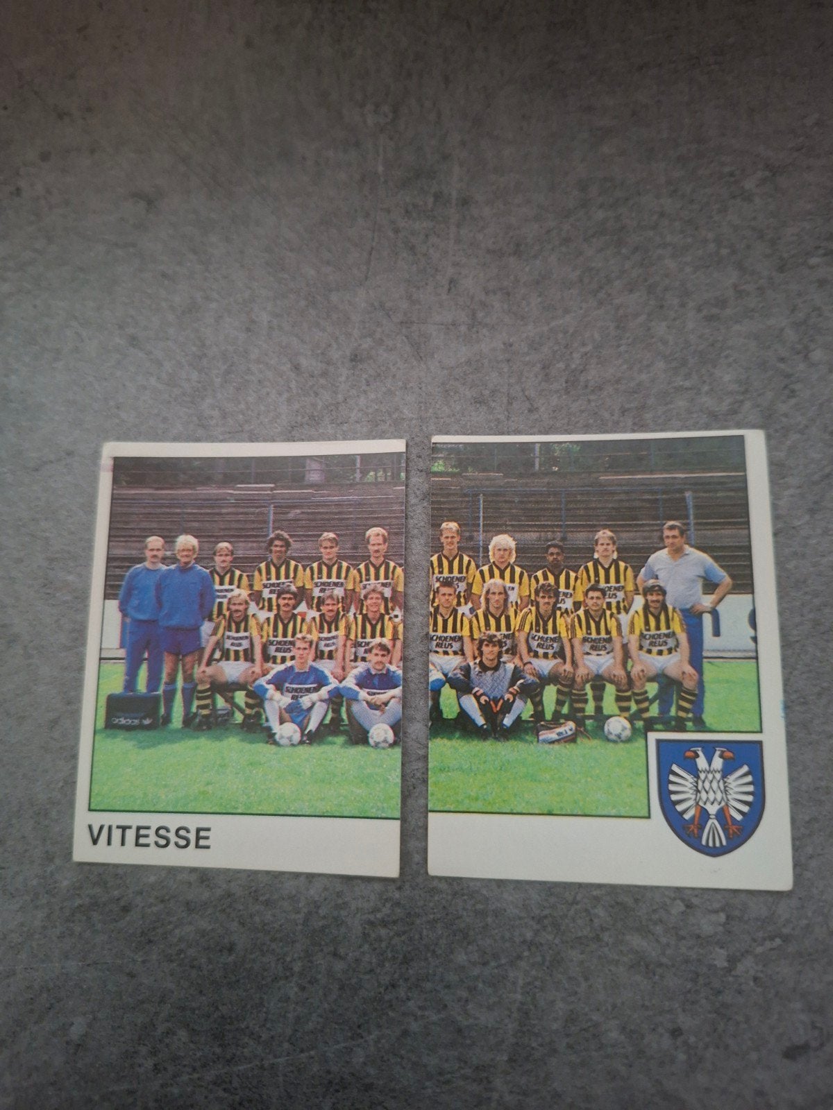 Panini sticker Voetbal 89. Teamfoto Vitesse., Ophalen of Verzenden, Zo goed als nieuw, Sticker