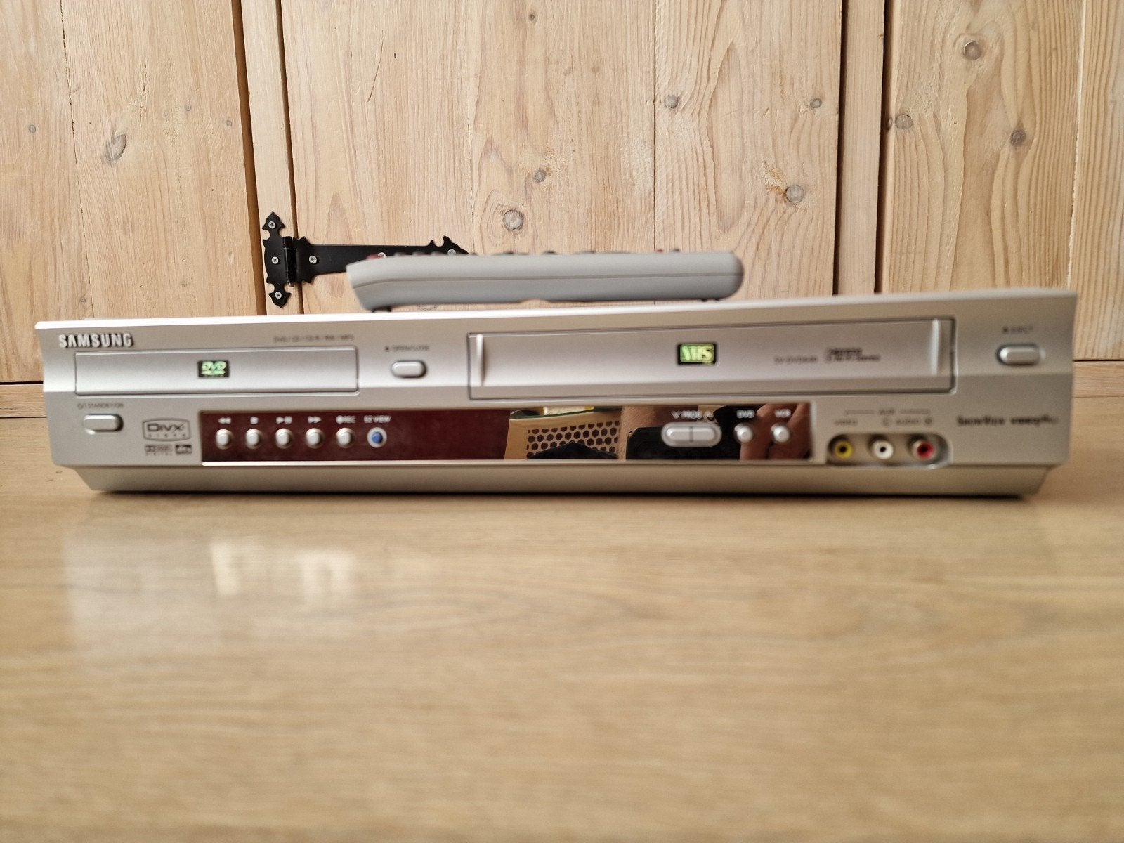 Samsung SV-DVD640 DVD/VHS-speler combo, Ophalen of Verzenden, Gebruikt, VHS-speler of -recorder