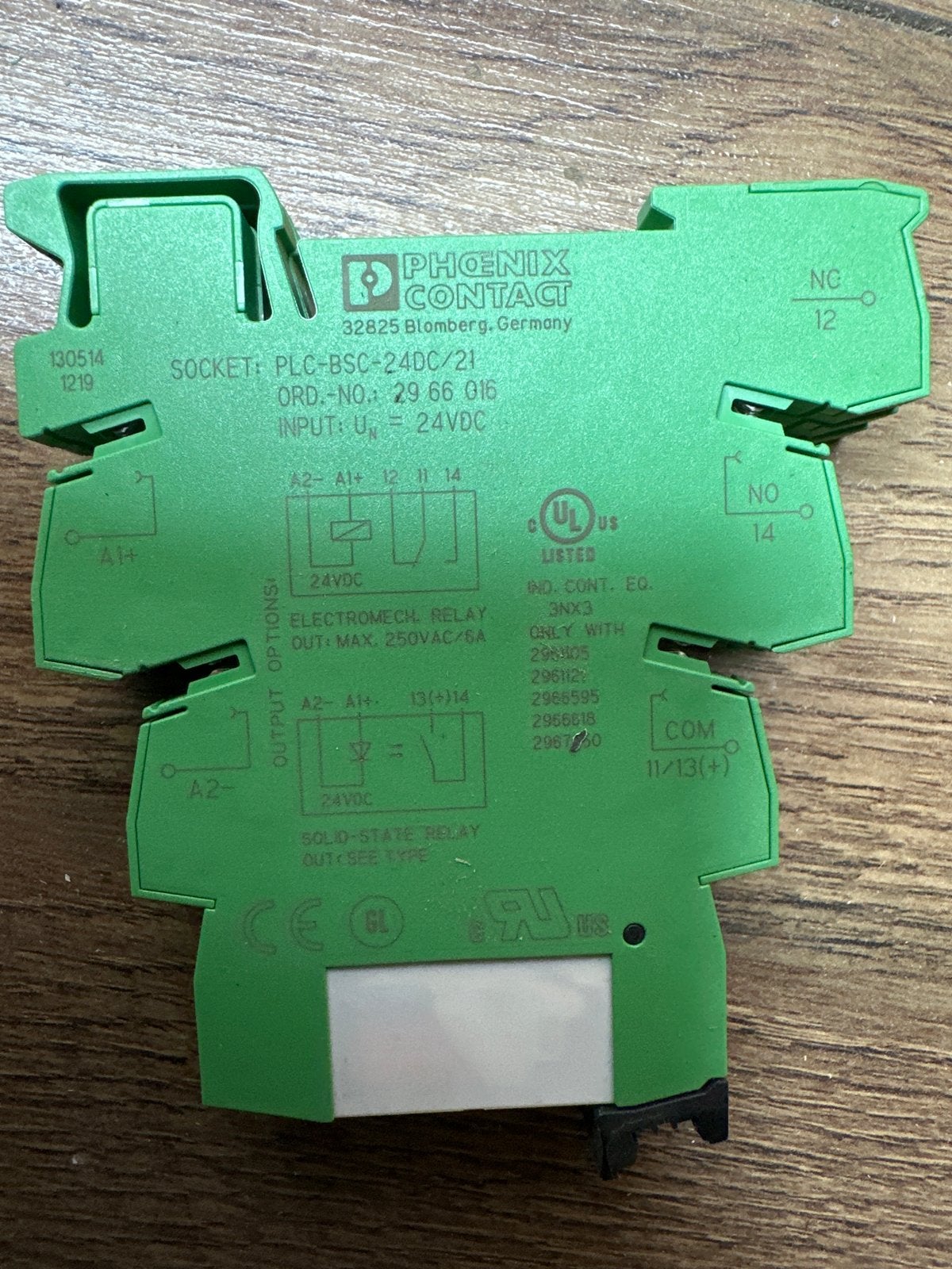 Phoenix Contact PLC-BSC-24DC/21 Relais 3stuks, Ophalen of Verzenden, Zo goed als nieuw