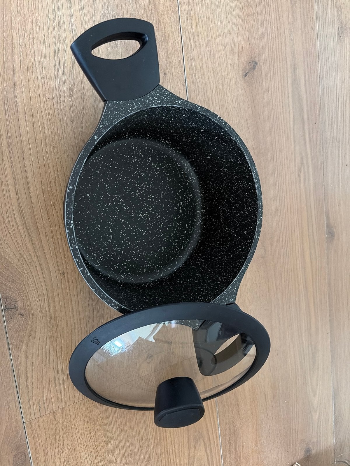 Pannenset met diverse pannen en deksels, Ophalen of Verzenden, Gebruikt, Overige materialen, Pannenset