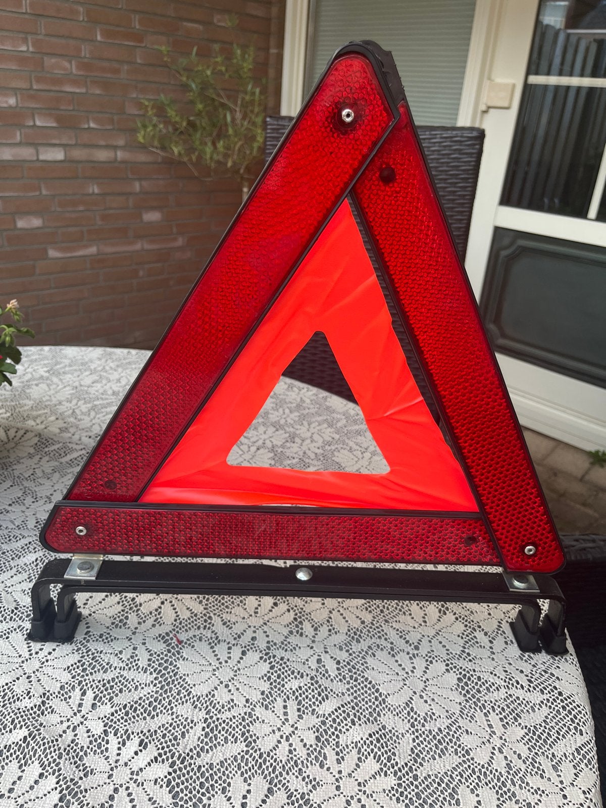 Inklapbare Gevarendriehoek voor Auto, Ophalen of Verzenden, Gebruikt