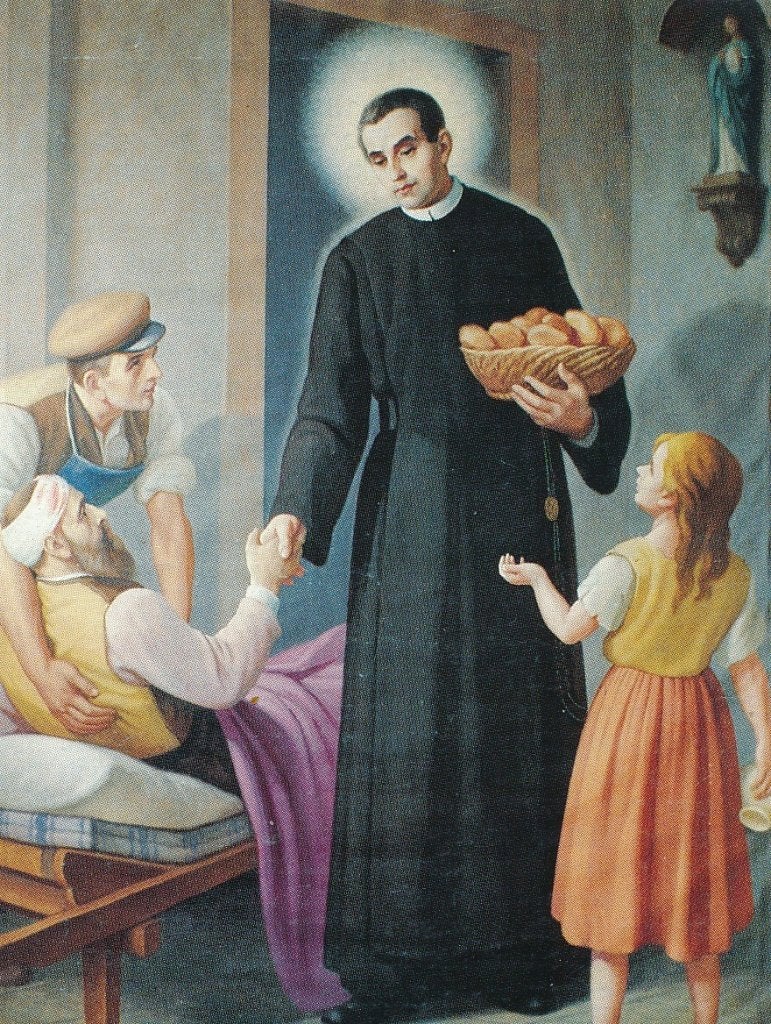 Mooi devotie prent van Zalige Peter Friedhofen, Ophalen of Verzenden, Zo goed als nieuw, Kaart of Prent, Christendom | Katholiek