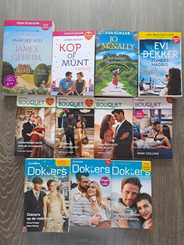 HQN Romans en Bouquet reeksen, Ophalen of Verzenden, Zo goed als nieuw