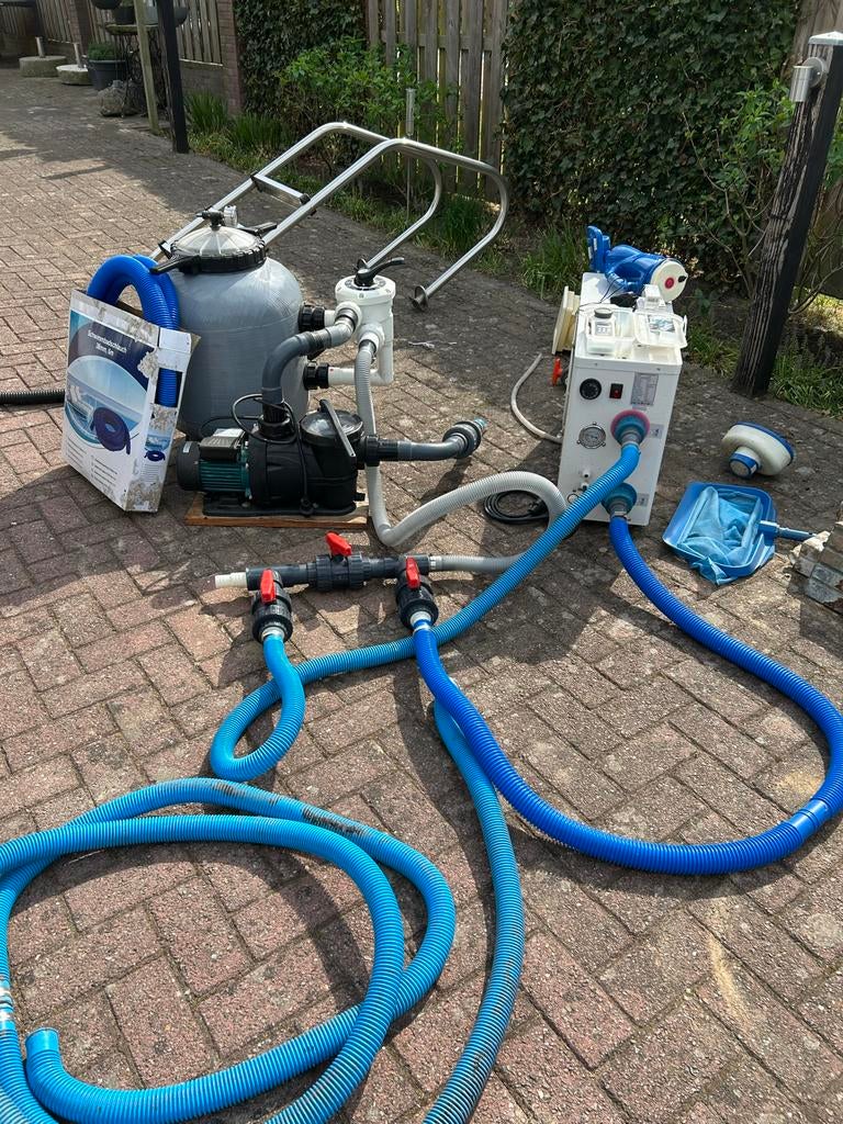 Zwembad reiniging en verwarming set, Ophalen, Gebruikt, Overige typen
