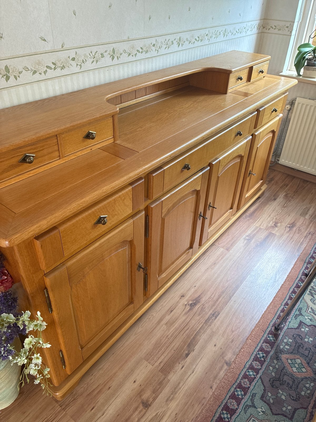 Buitenkans: Gratis Dressoir - Moet snel weg!, Ophalen, Gebruikt, Eikenhout, 200 cm of meer