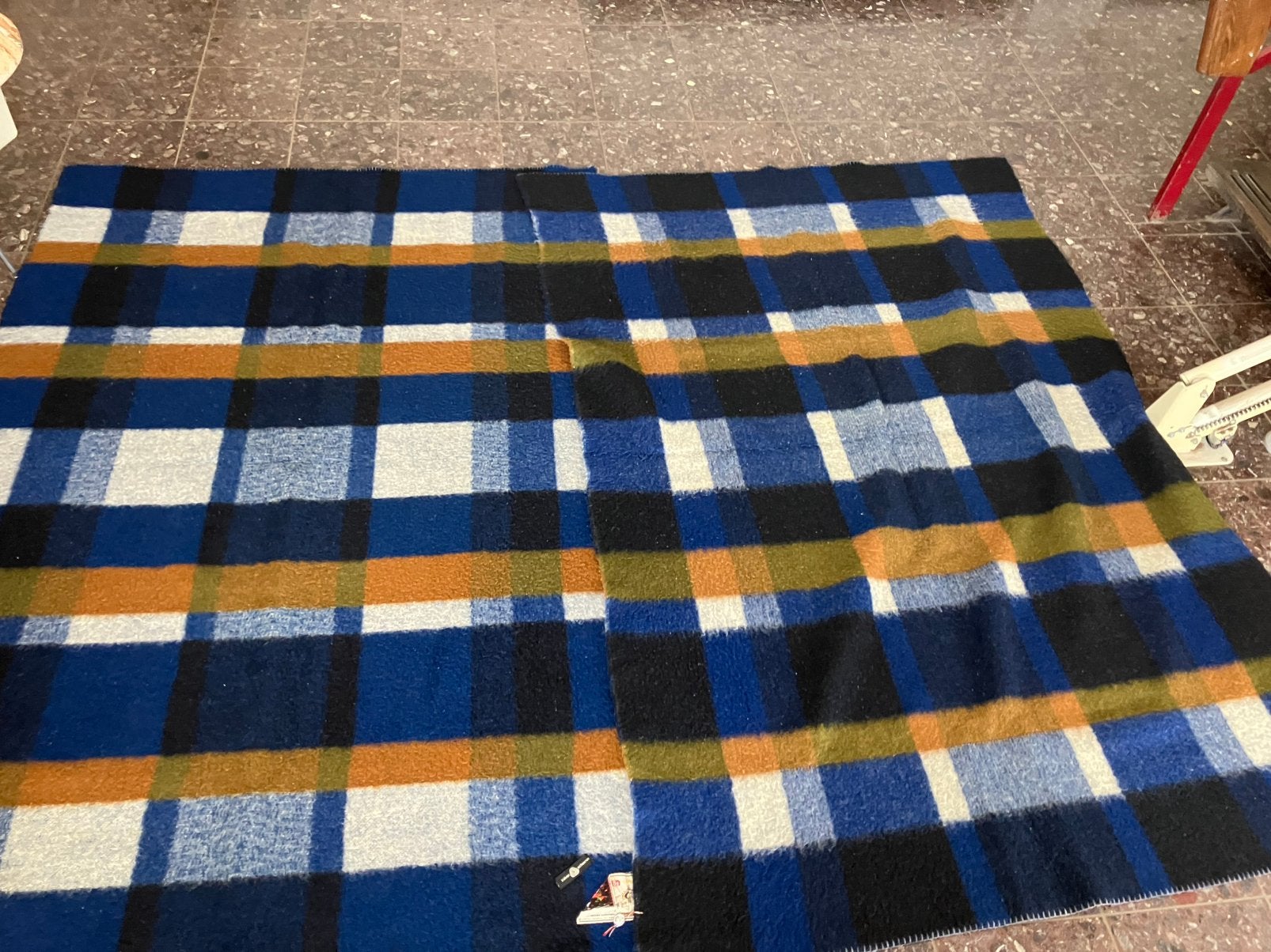 2 vintage wollen dekens. Aabe. 150 x 220 cm, Ophalen of Verzenden, Zo goed als nieuw