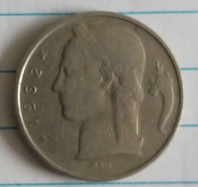 belgische 5 franc 1962 munt, volgnr 29.1, Ophalen of Verzenden, Losse munt
