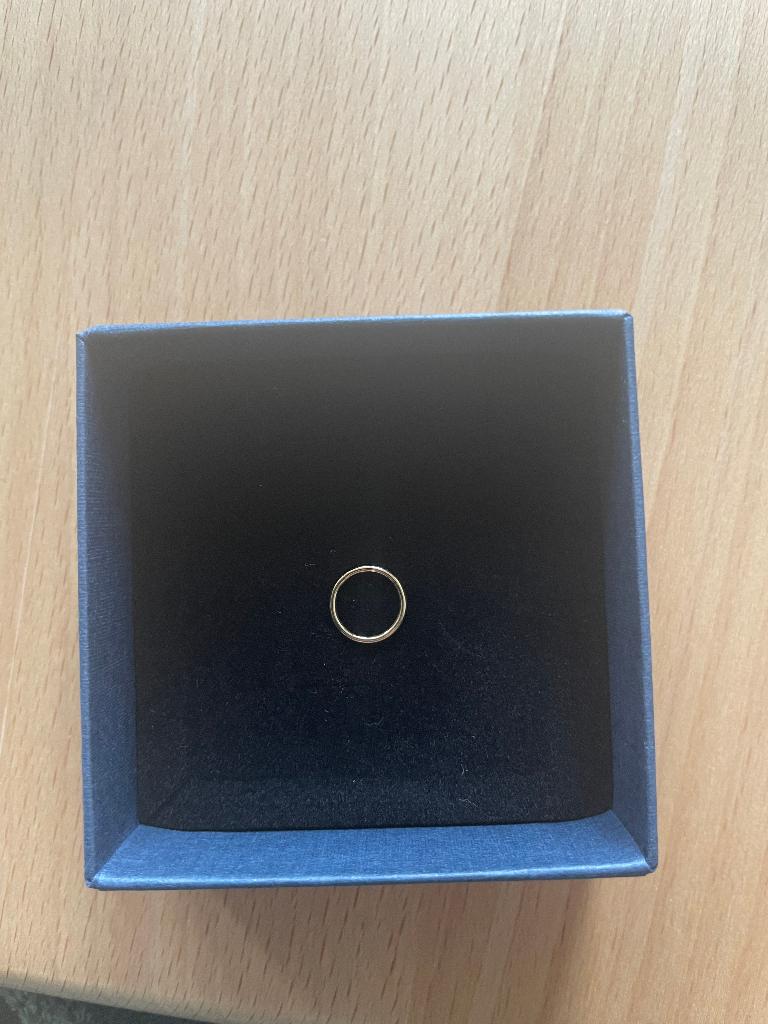 18K Gouden Neusring 8mm, Sieraden, Tassen en Uiterlijk, Piercings, Ophalen of Verzenden, Nieuw, Goud, Neuspiercing