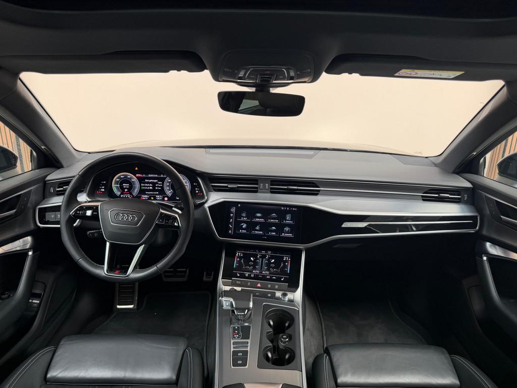 Audi A6 Avant 50 TFSI e quattro S edition 299pk||Pano|B&O|36, Auto's, Audi, Automaat, 77 km/l, Gebruikt, Zwart