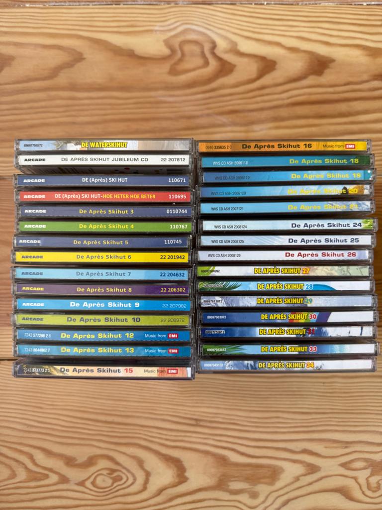 Grote collectie De Après Skihut CD's (29 stuks), Cd's en Dvd's, Cd's | Verzamelalbums, Ophalen of Verzenden, Zo goed als nieuw