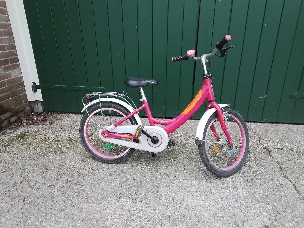 meisjesfiets 18 inch, Fietsen en Brommers, Fietsen | Meisjes, Ophalen, Gebruikt, Puky, Puky