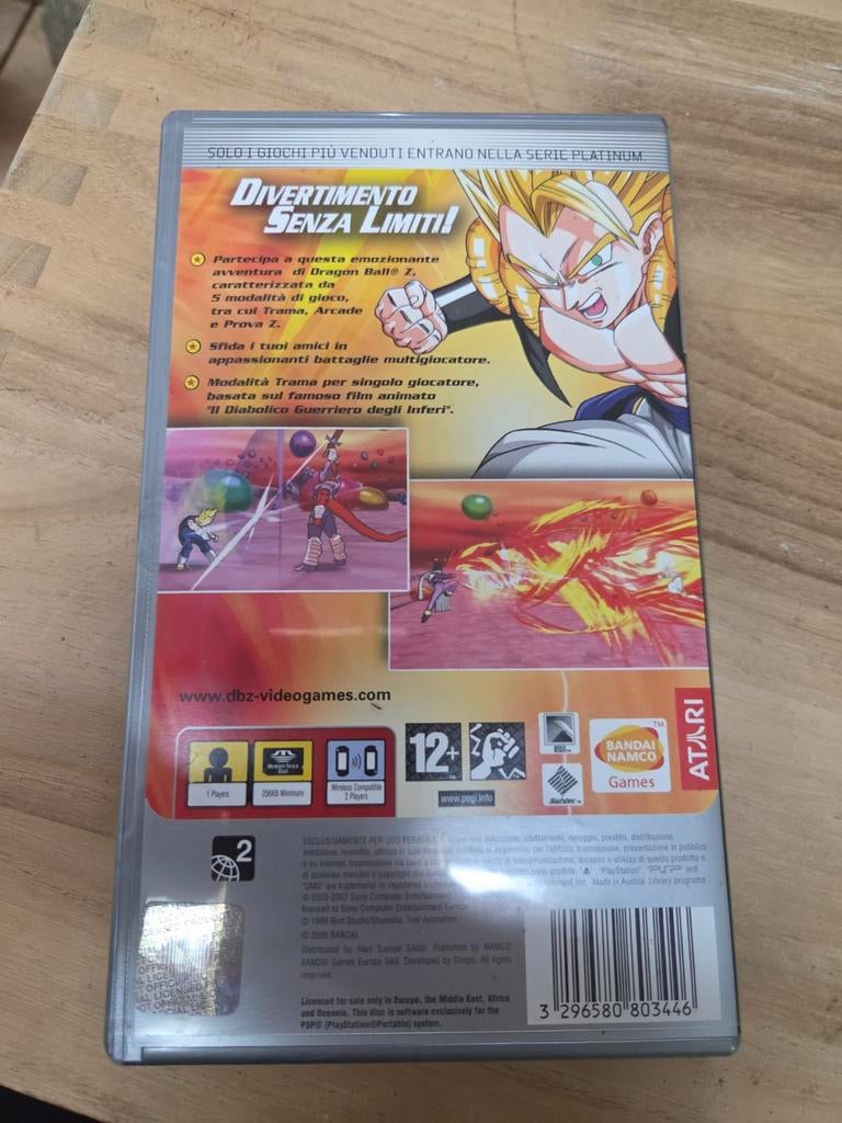 Dragon Ball Z Shin Budokai Platinum PSP, Spelcomputers en Games, Games | Sony PlayStation Portable, Ophalen of Verzenden
