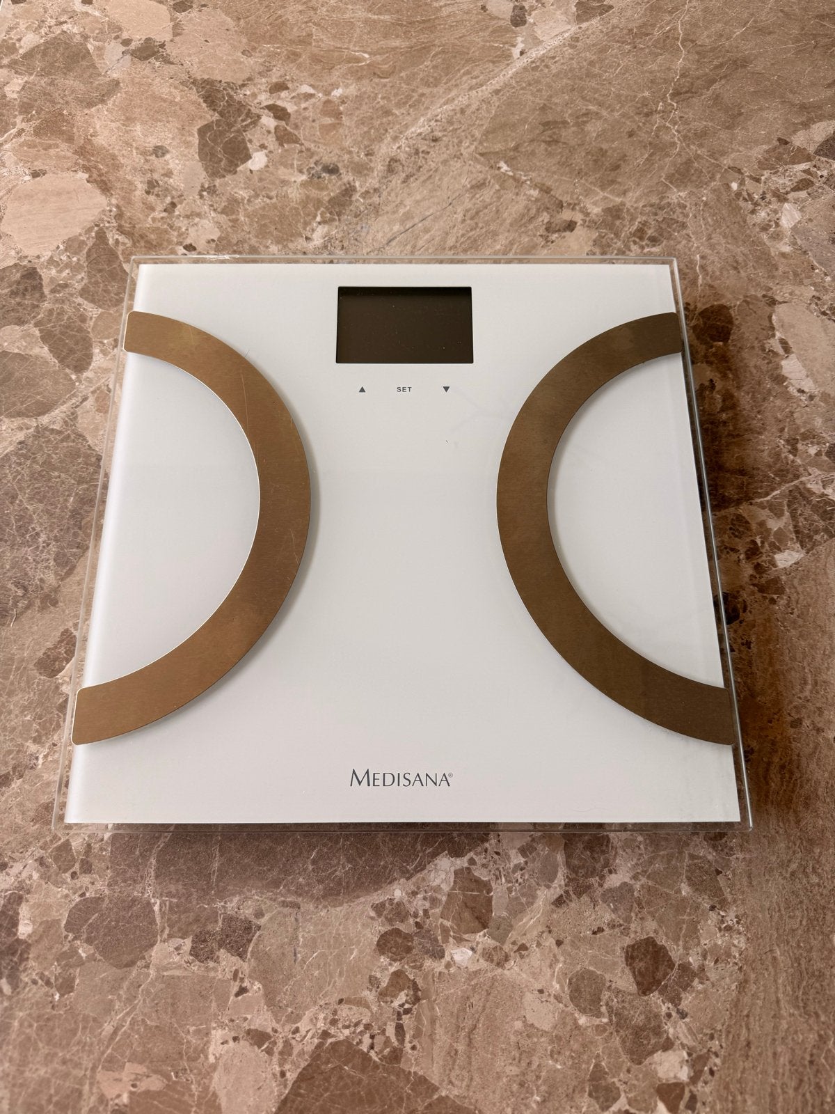 Medisana Personenweegschaal met Bluetooth app, Ophalen, 1 tot 500 gram, 100 kg of meer, Personenweegschaal