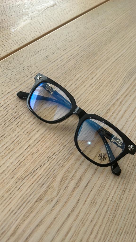 Chrome hearts bril zwart, Sieraden, Tassen en Uiterlijk, Zonnebrillen en Brillen | Dames, Overige merken, Zwart, Ophalen of Verzenden