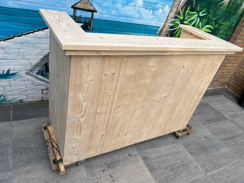 Bar Steigerhout luxe , zeer snelle levering 1,70 mtr