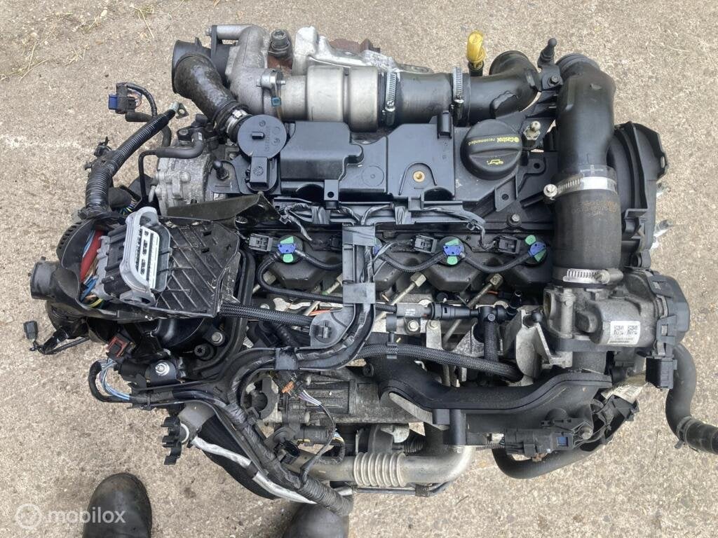 Dieselmotor xvjb Ford Fiesta VI ('08-'17), Gebruikt, Ford, Ophalen of Verzenden, Ford