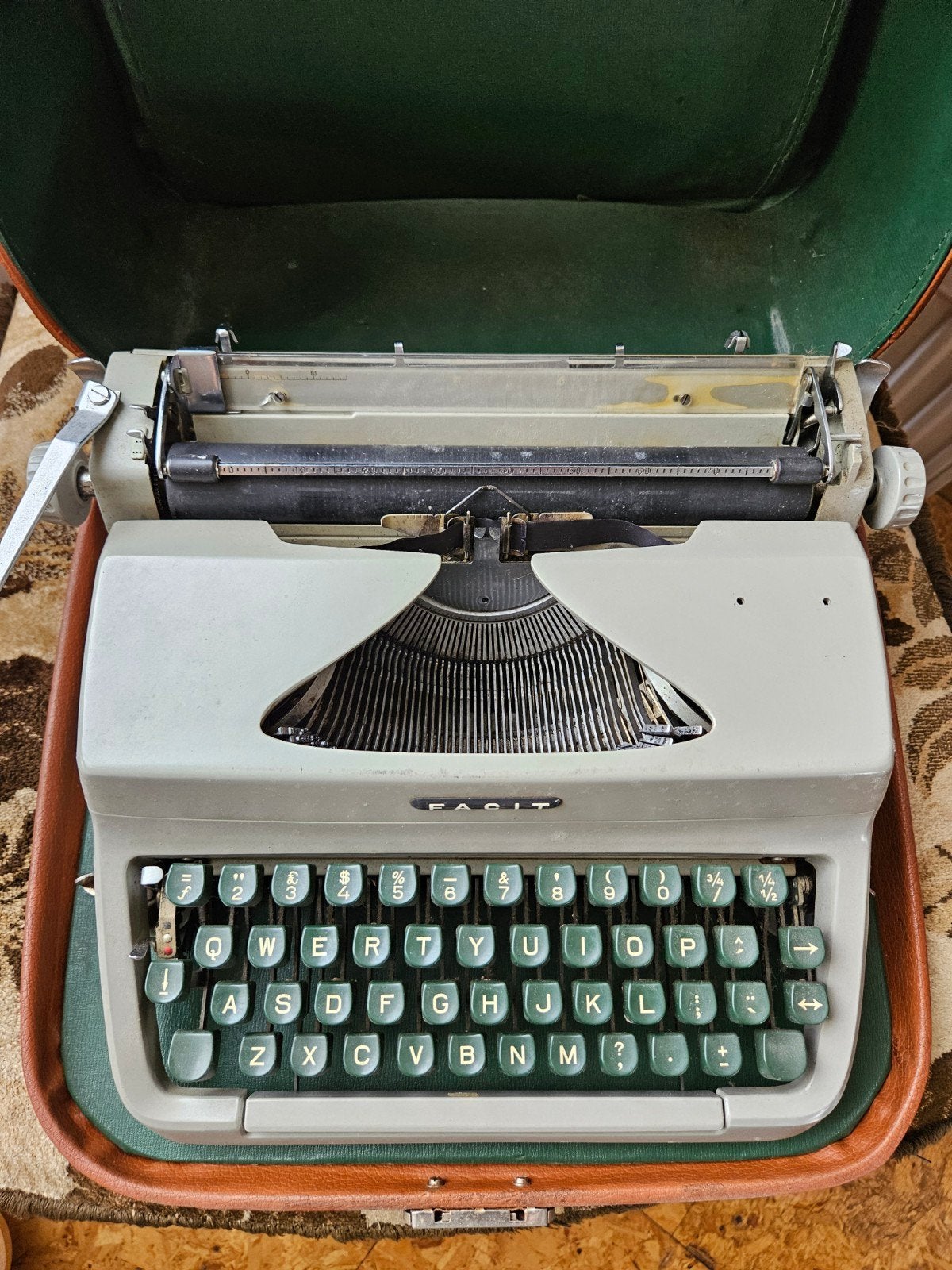 Vintage Facit TP1 Schrijfmachine in Koffer, Ophalen