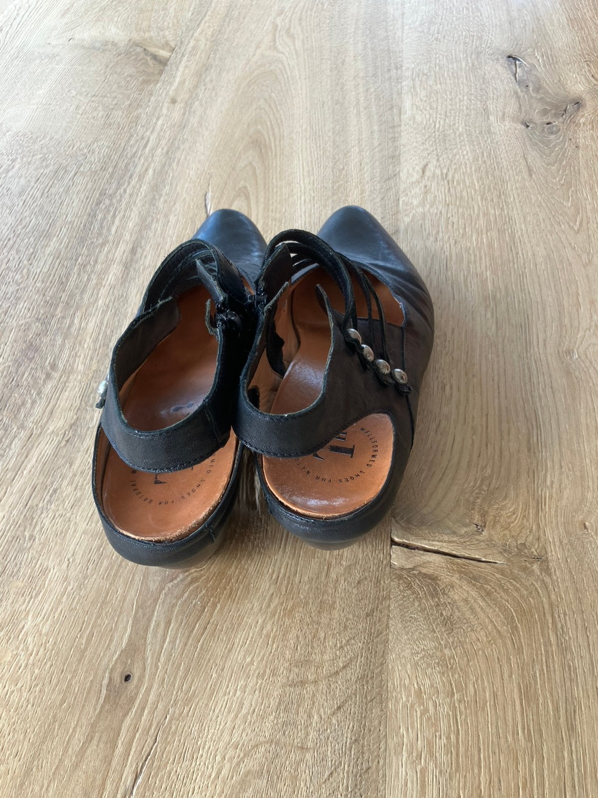 Damesschoenen, Schoenen met lage hakken, Verzenden, Zwart, Zo goed als nieuw