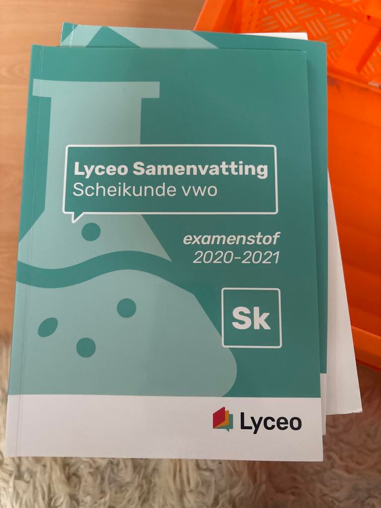 Lyceo Samenvatting Scheikunde vwo Examenstof 2020-2021, Ophalen of Verzenden, Beta, Zo goed als nieuw, WO