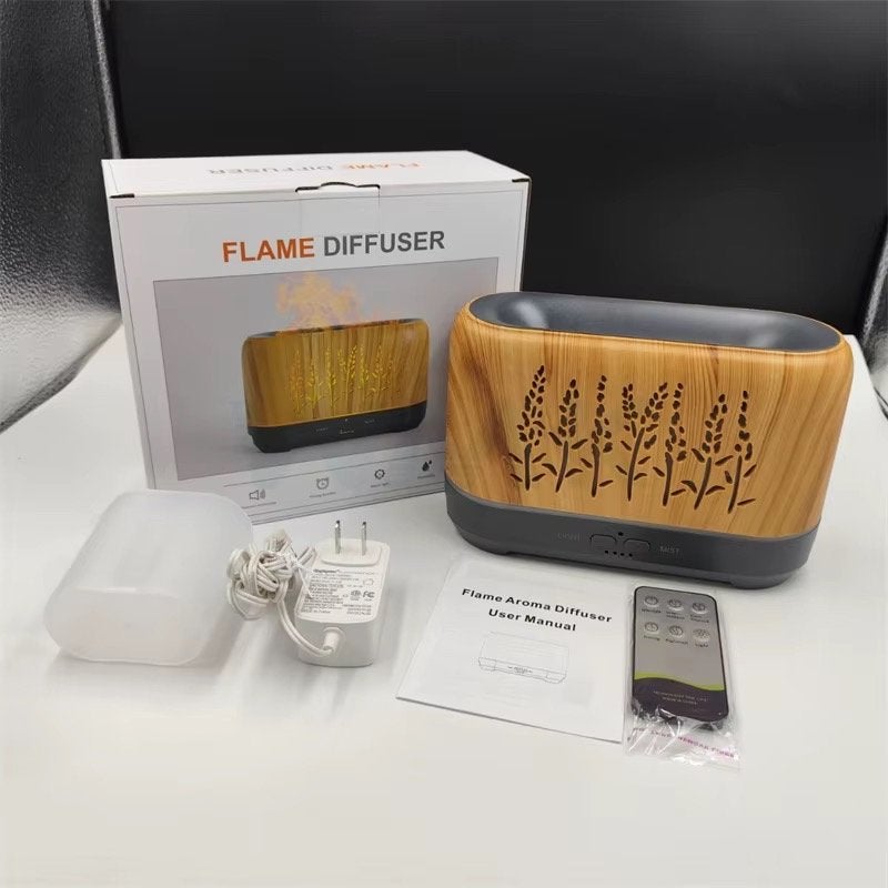 Bulk Vlam Diffuser met 7 LED Kleuren en Afstandsbediening, Meerkleurig, Nieuw, Kunststof, Ophalen of Verzenden