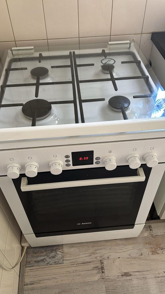 Gasfornuis., 60 cm of meer, Zo goed als nieuw, Gas, Vrijstaand