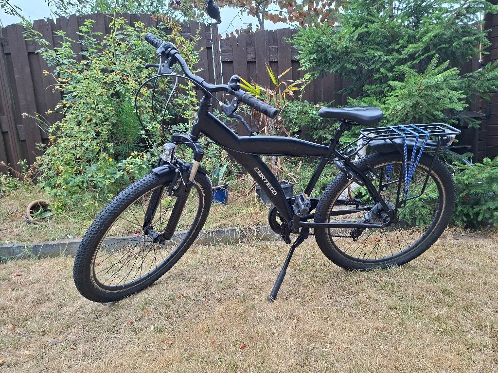 Cortego Jongensfiets 26 inch met voorvering .axa slot., Gebruikt, Velgrem, Versnellingen, Cotega