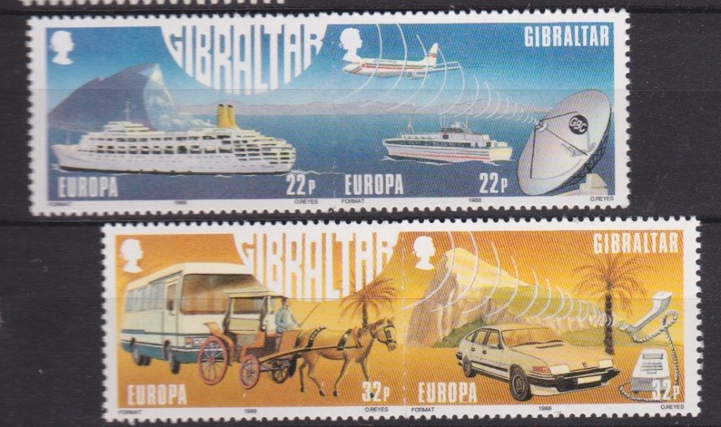 TSS Kavel 170057 Gibraltar Pf minr 544-547 transport, Ophalen, Postfris