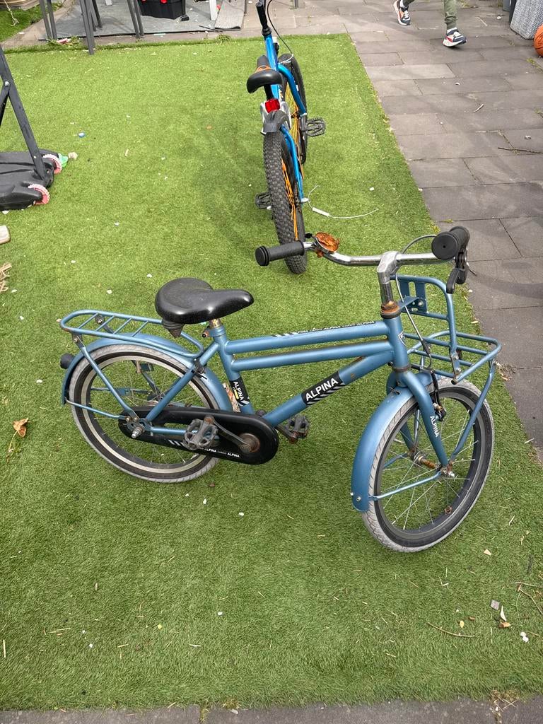Alpina kinderfiets 18 inch, Ophalen, Gebruikt, 16 tot 20 inch