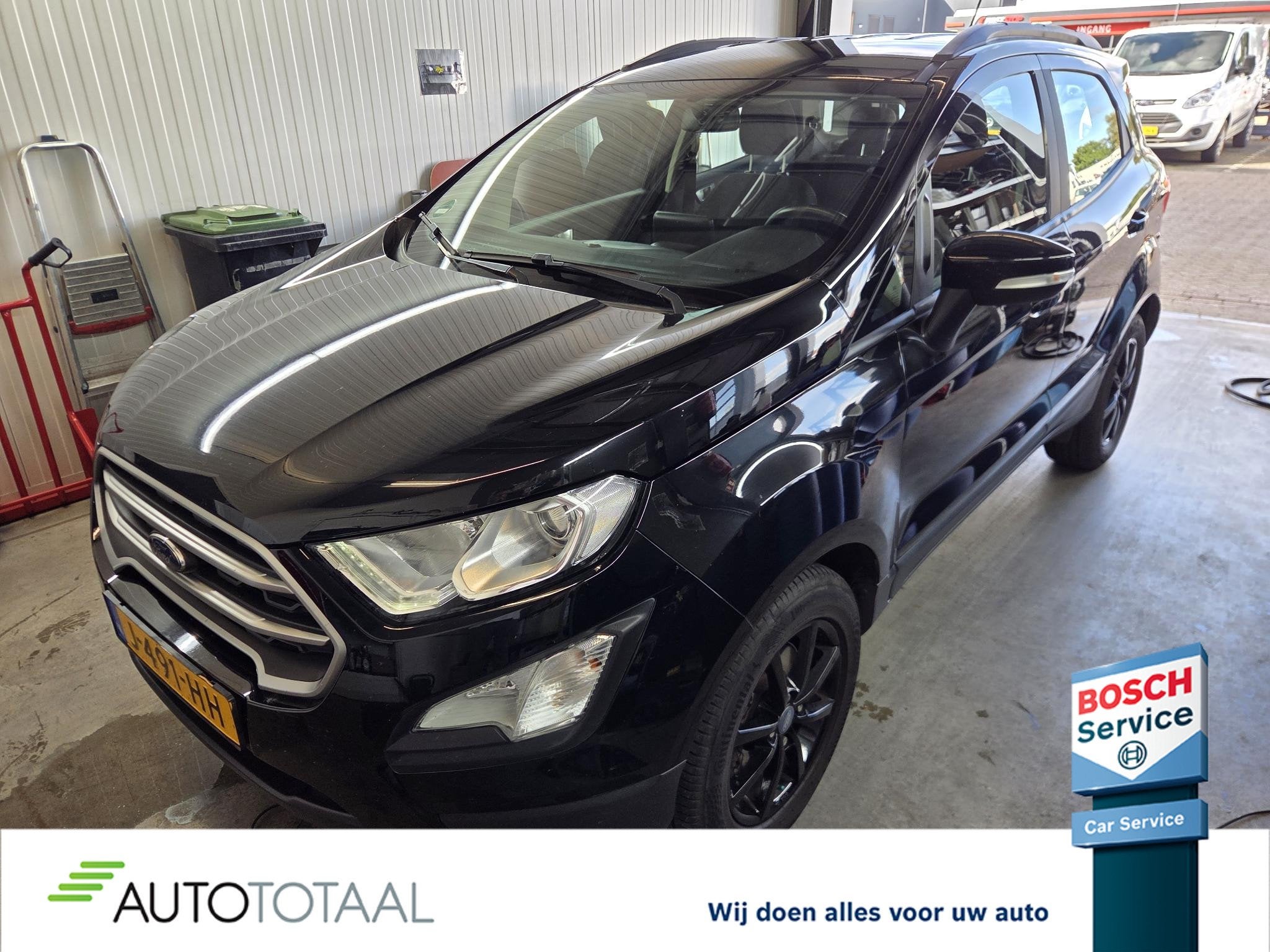 Ford EcoSport 1.0 EcoBoost Titanium NAV - CRUISE - CARPLAY -, Auto's, 125 pk, Gebruikt, Euro 6, Leder en Stof