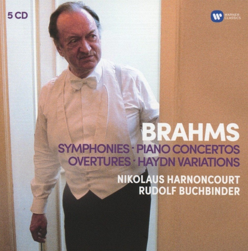 NIEUW 5CD Brahms: Symphonies, Piano Concertos / Harnoncourt, Ophalen of Verzenden, Romantiek, Nieuw in verpakking, Orkest of Ballet