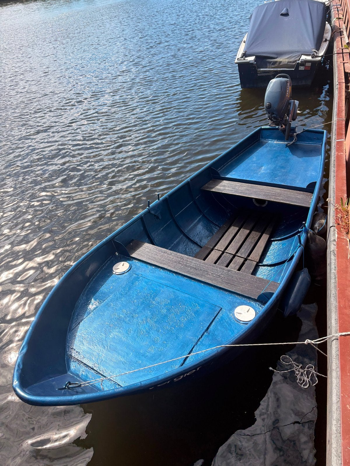 Steel boat, amsterdam 4m, Overige merken, Gebruikt, Afdekzeil, Buitenboordmotor