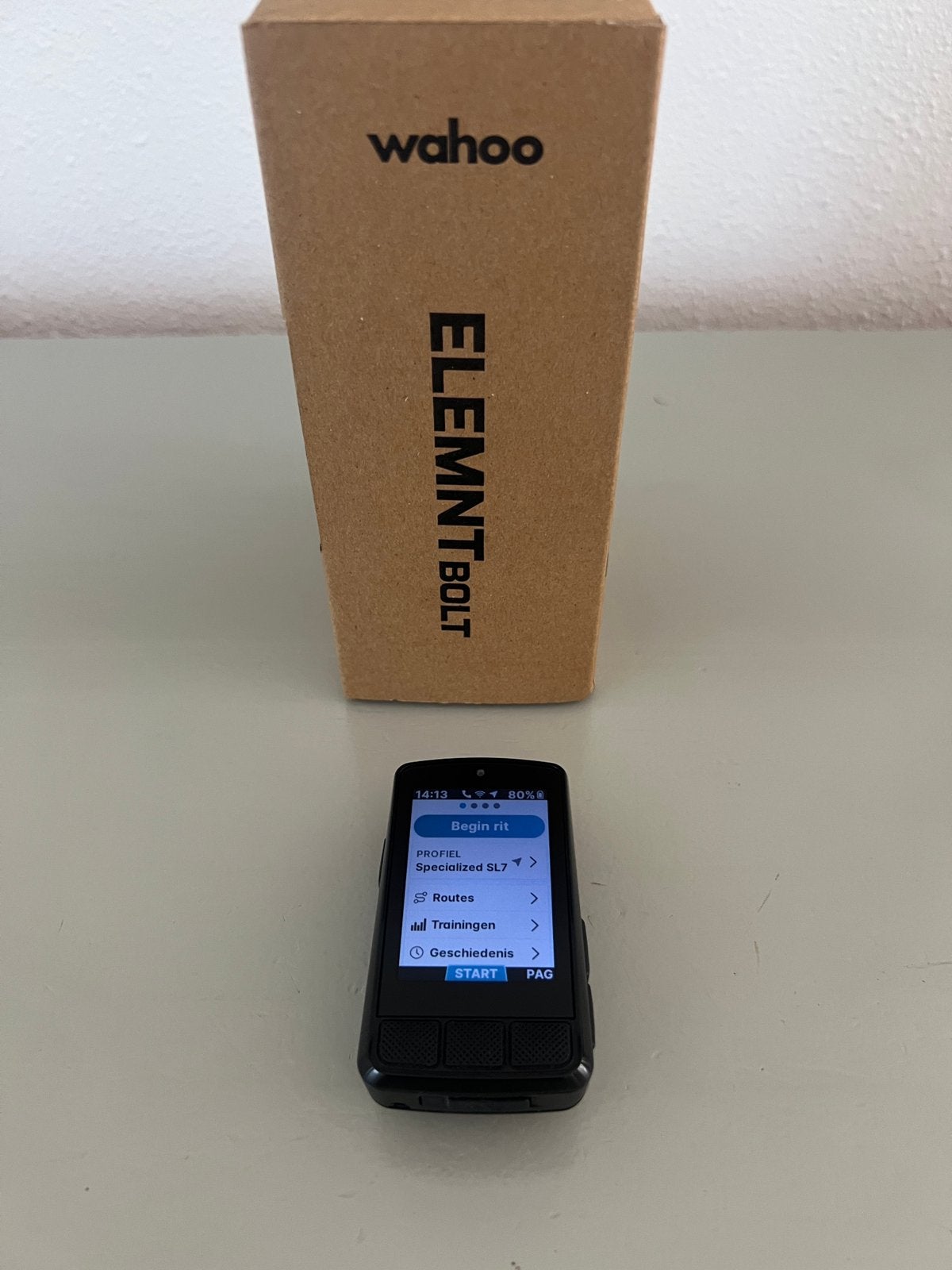 Z.G.A.N. Wahoo ELEMNT BOLT V3 navigatiesysteem, Ophalen of Verzenden, Draadloos, Zo goed als nieuw