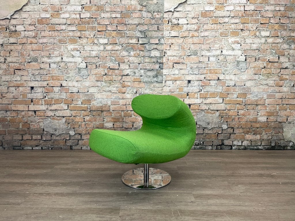 Softline Rio Poef – Groen | Busk+Hertzog, Ophalen, Design, 75 tot 100 cm, Zo goed als nieuw