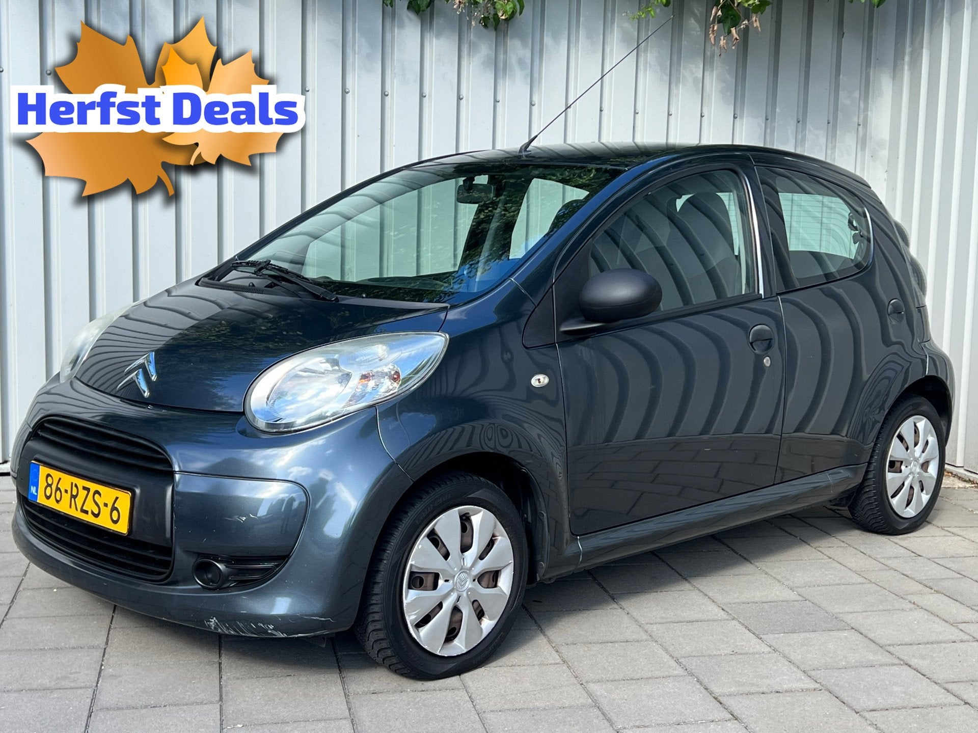 Citroen C1 1.0-12V Séduction+|Airco|5 Deurs|, Auto's, Voorwielaandrijving, Stof, Gebruikt, Zwart