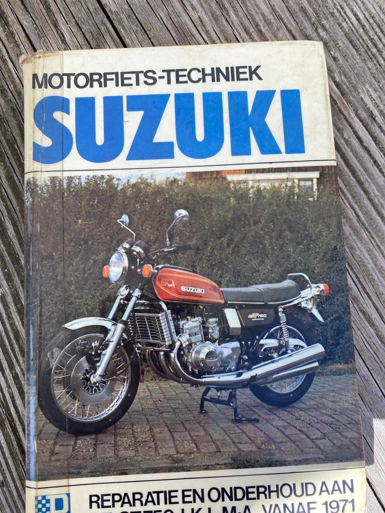 Motorfiets-Techniek Suzuki GT 750J-K-L-M-A Reparatieboek, Ophalen of Verzenden, Suzuki