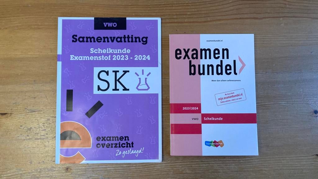 Examenbundel scheikunde vwo 2024, Ophalen of Verzenden, Zo goed als nieuw, VWO, Scheikunde