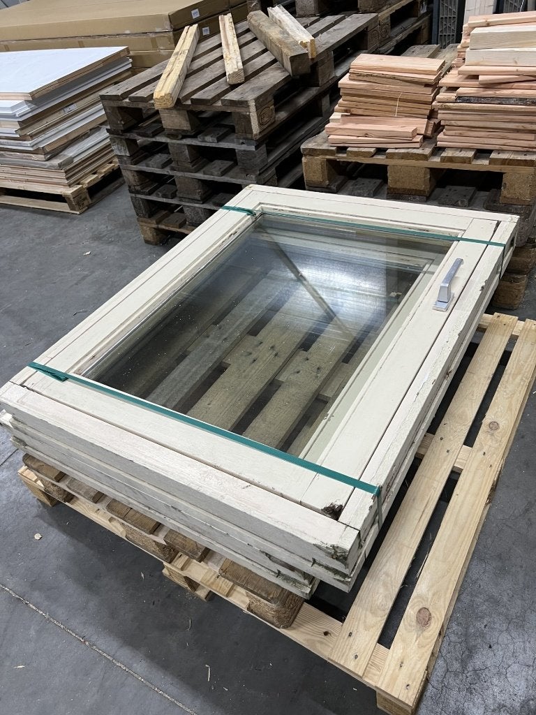 Draaikiep raam H113xB89,5xD11,5 cm, Ophalen, Gevelraam of Ruit, Gebruikt, 80 tot 120 cm