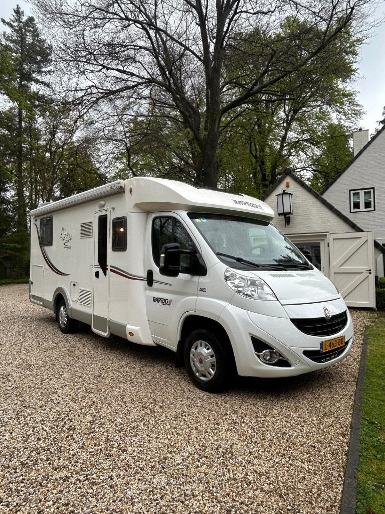 RAPIDO 691 Camper met Airco en Level-systeem, Integraal, Chemisch toilet, Ringverwarming, Fiat