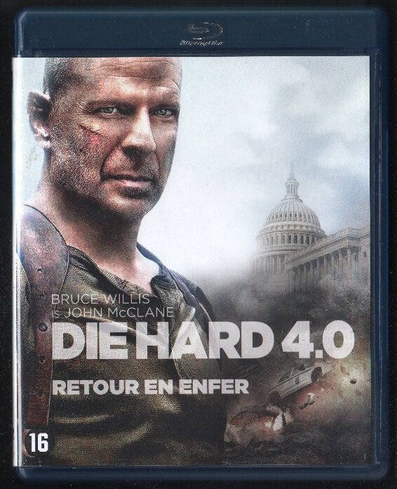 Die Hard 4.0, 2e. Blu-ray., Cd's en Dvd's, Blu-ray, Ophalen of Verzenden, Gebruikt, Thrillers en Misdaad