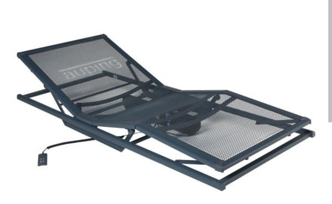 Auping K2 verstelbare bedbodem electrisch, Ophalen, Verstelbaar, Eenpersoons, 190 cm of minder