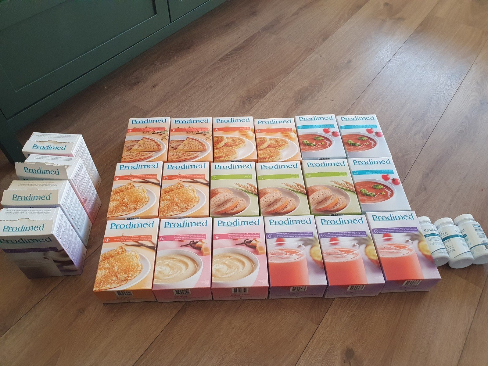 Groot pakket Prodimed dieetproducten, Ophalen of Verzenden, Nieuw, Poeder of Drank