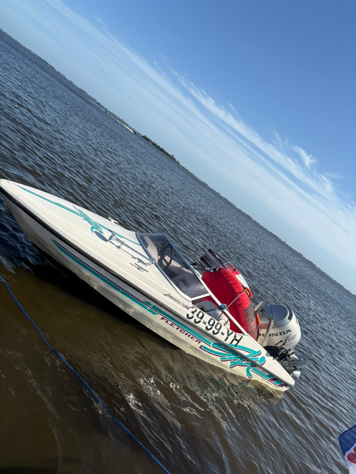 Fletcher Arrowflyte 14 | Honda 75 PK | 275 uur | Vaarklaar, Ophalen, Zo goed als nieuw, Buitenboordmotor
