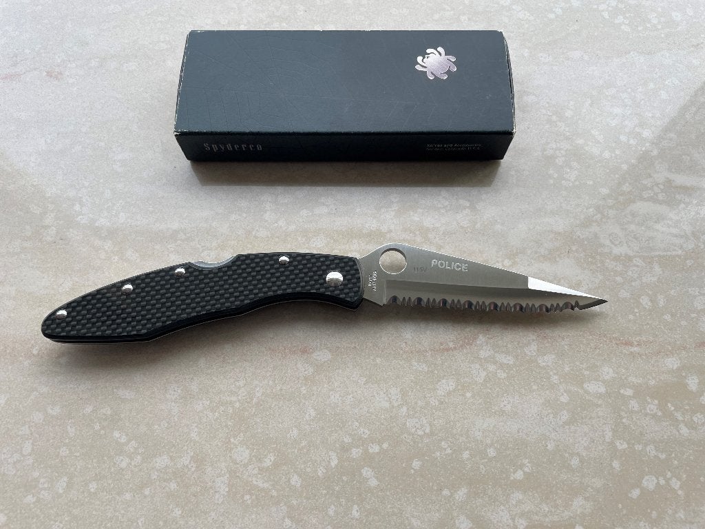 Spyderco C07LCFS, Verzenden, Landmacht, Azië, Mes of Dolk