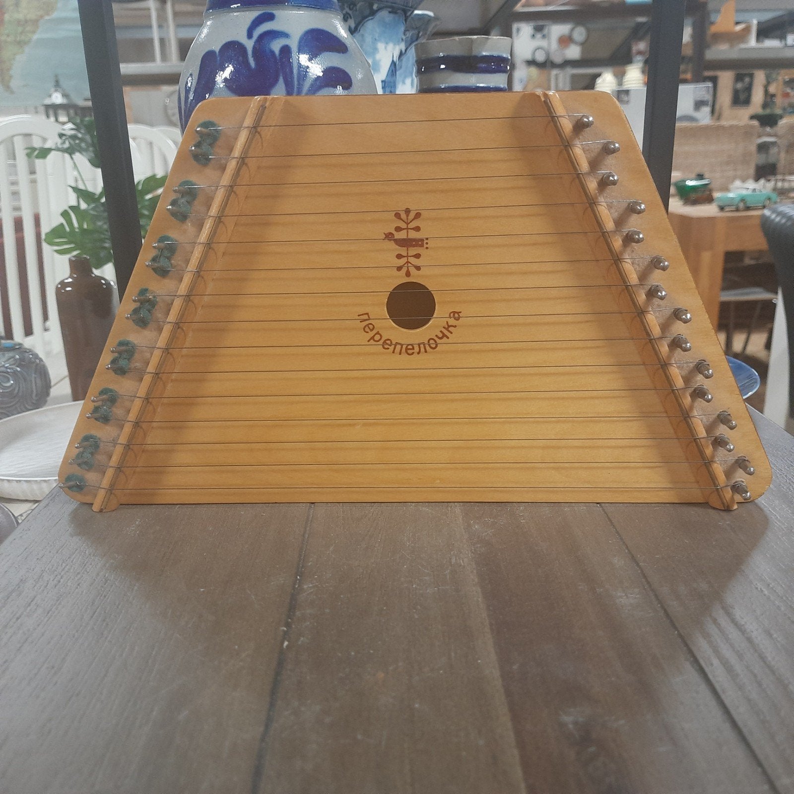 Vintage Russische Citer met bladmuziek Perpelochka, Ophalen of Verzenden, Citer