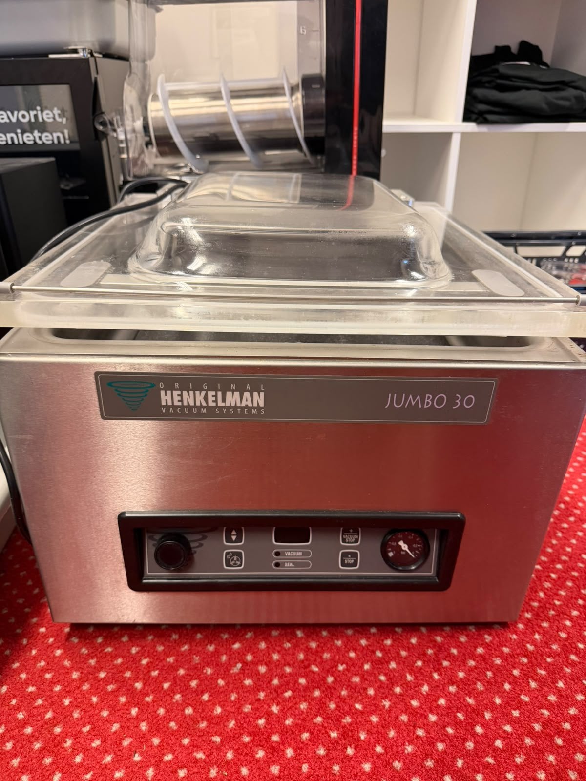 Henkelman vacummeermachine jumbo 30 Z.G.A.N., Zakelijke goederen, Ophalen, Gebruikt, Bakkerij en Slagerij