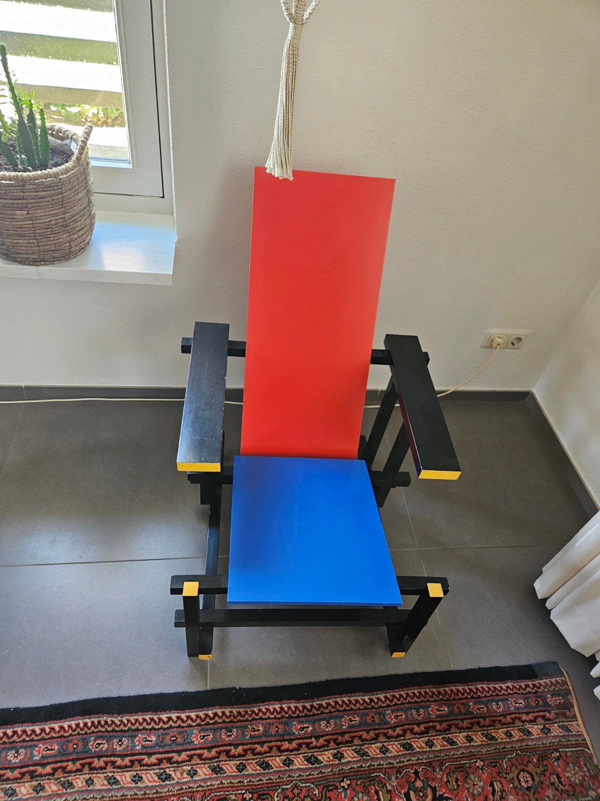 Rietveld 'Rood-blauwe stoel' - Iconisch Design, Ophalen