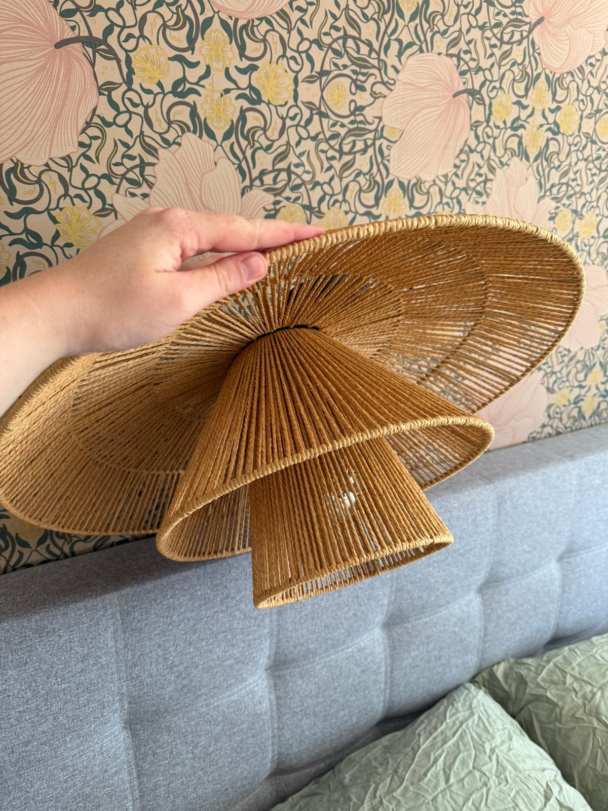 Hanglamp Halley Naturel rotan Kwantum, Ophalen, Nieuw, Japandi